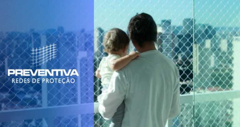 Use redes de proteção em seu apartamento e proteja seus filhos