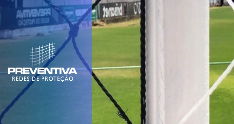 rede de proteção para campo de futebol