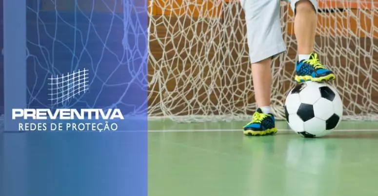 rede de proteção de quadras esportivas